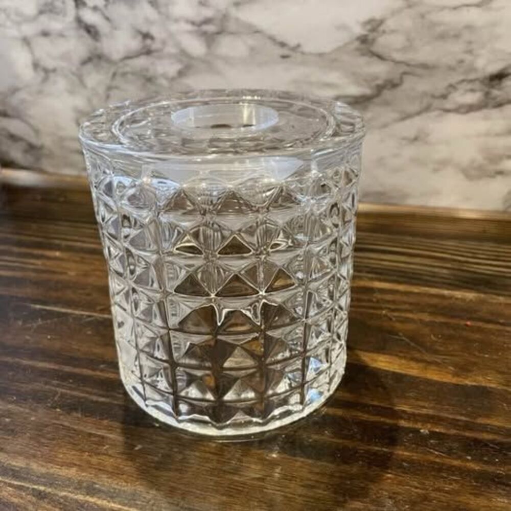 Clear Hobnail Glass Shade for Lights - set of 3